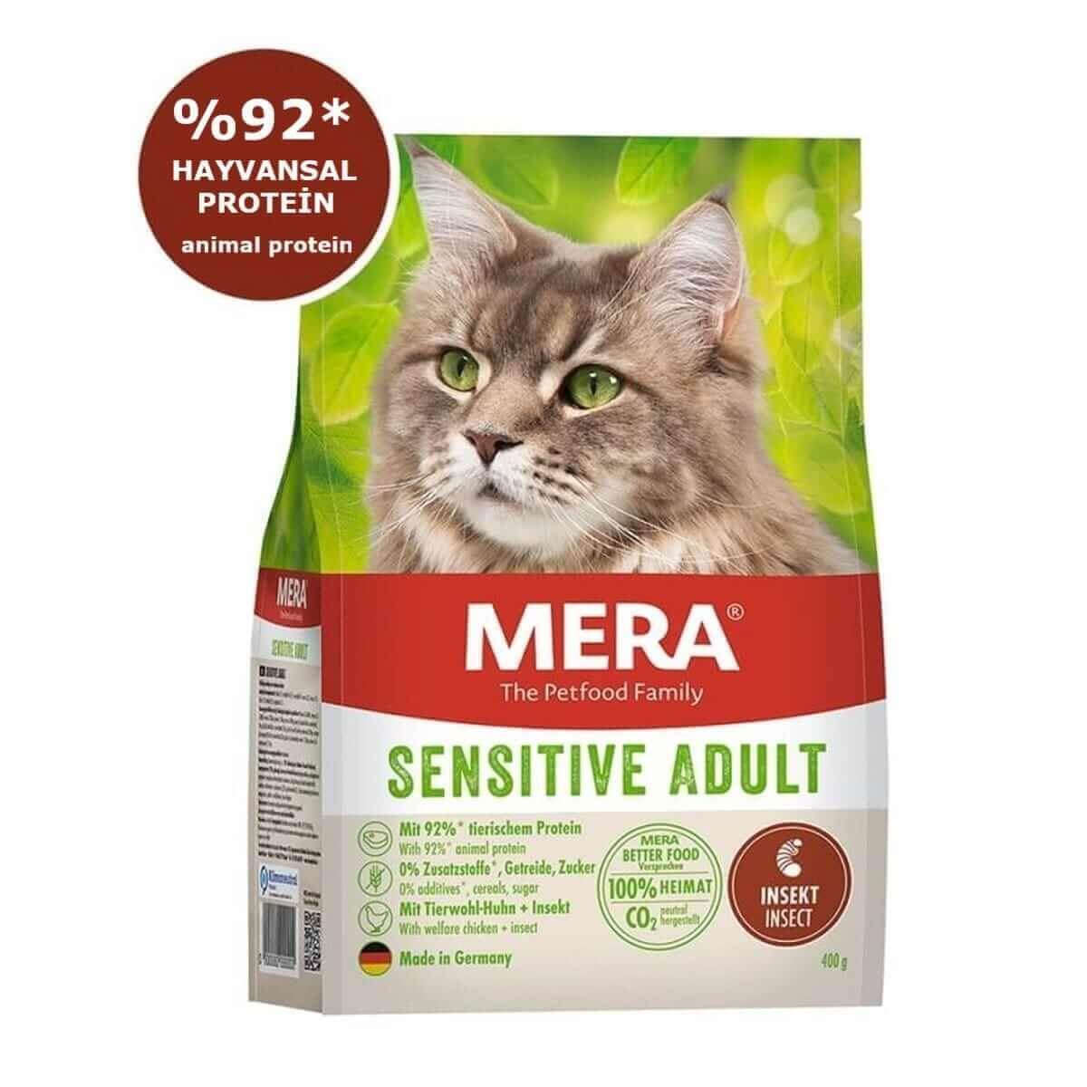 MERA CAT SENSITIVE INSECT 2 KG KEDİ MAMASI