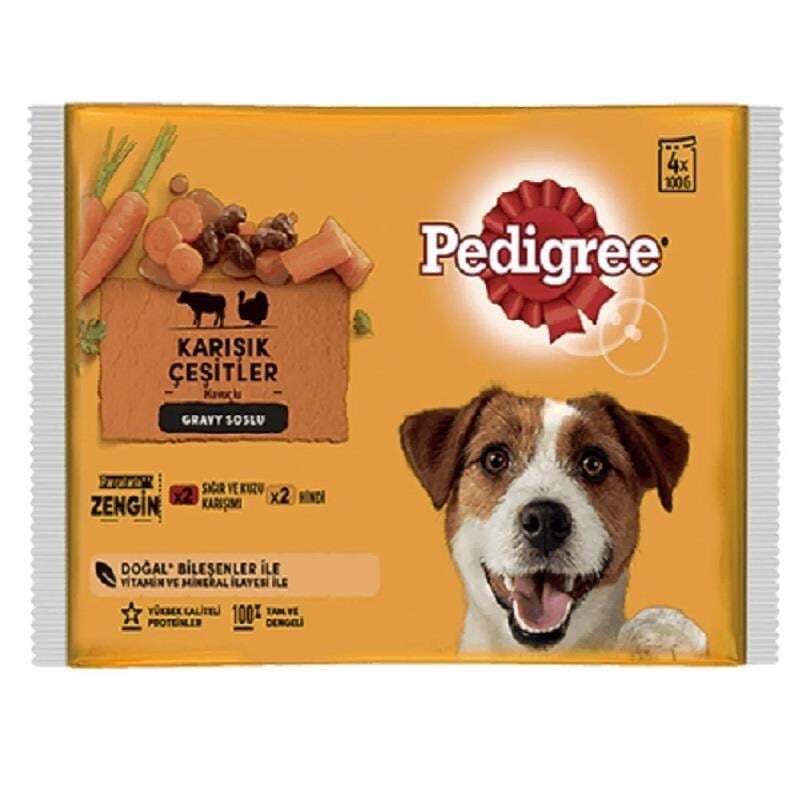 Pedigree 4Lü Paket Karışık Yaş Mama