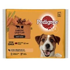 Pedigree 4Lü Paket Karışık Yaş Mama