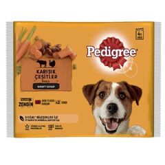 Pedigree 4Lü Paket Karışık Yaş Mama