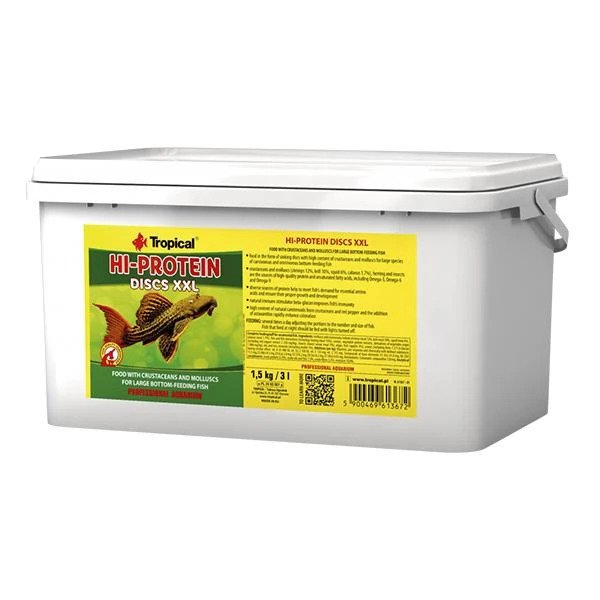 Tropical Hi-Protein Disc Xxl 5Lt/2,5Kg