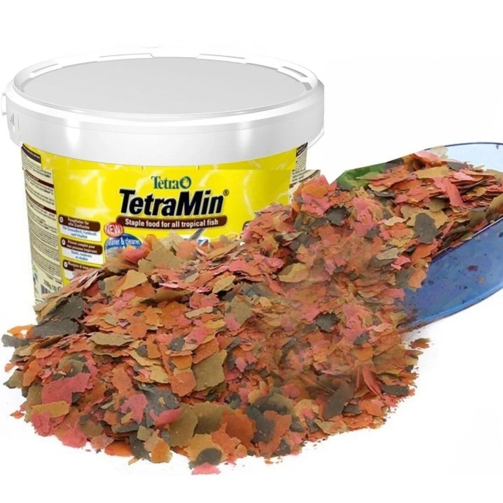 Tetra Tetramin Flakes 10Lt./2,1Kg. Kova Balık Yemi