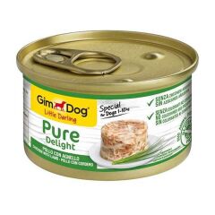 Gimdog Pure Delight Kuzulu ve Tavuklu Köpek Konservesi 85gr