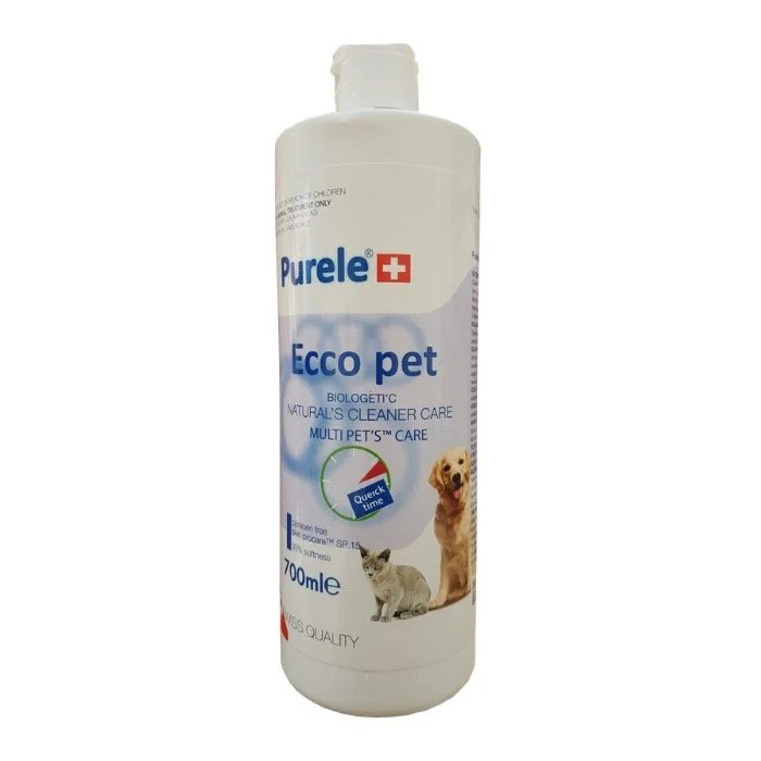PURELE ECCO PET KREMLİ YOĞUN TÜYLÜ KEDİ VE KÖPEK ŞAMPUANI 700ML