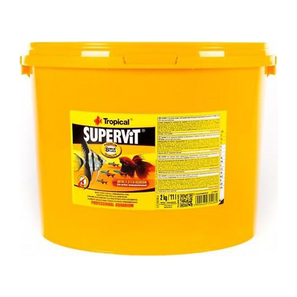 Tropical Supervit 11Lt/2Kg Kova Balık Yemi
