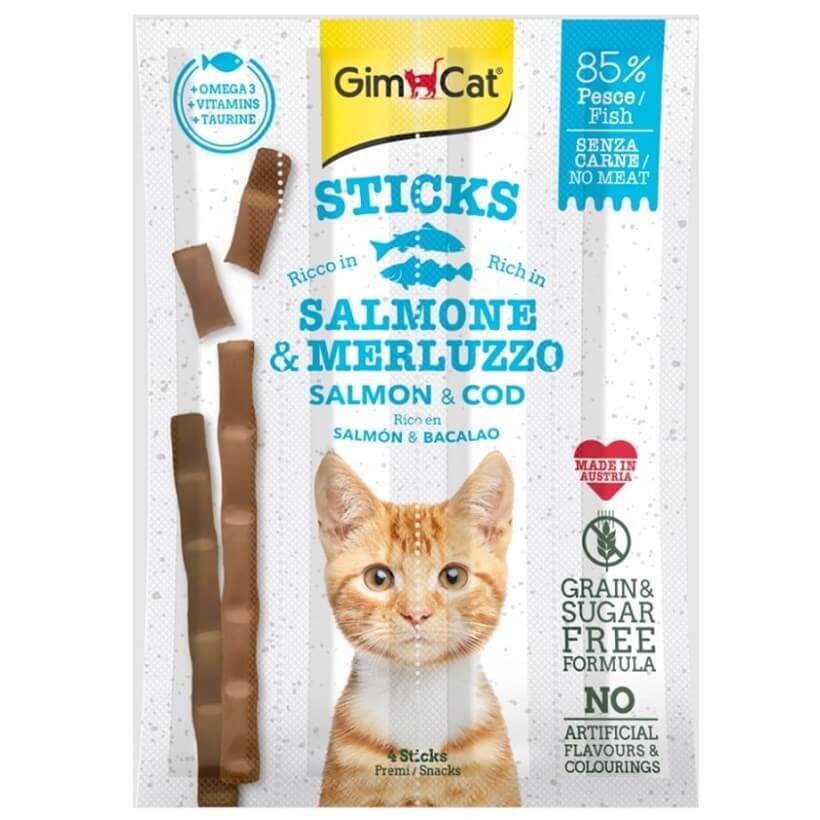 Gimcat Kedi Ödül Çubuğu Stıcks Somon Morina