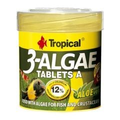 TROPİCAL 3-ALGAE TABLET A 50ML/36GR KUTU BALIK YEMİ