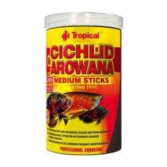 TROPİCAL CİCHLİD AROWANA MEDIUM STİCKS 250 ML/90 GR KUTU BALIK YEMİ