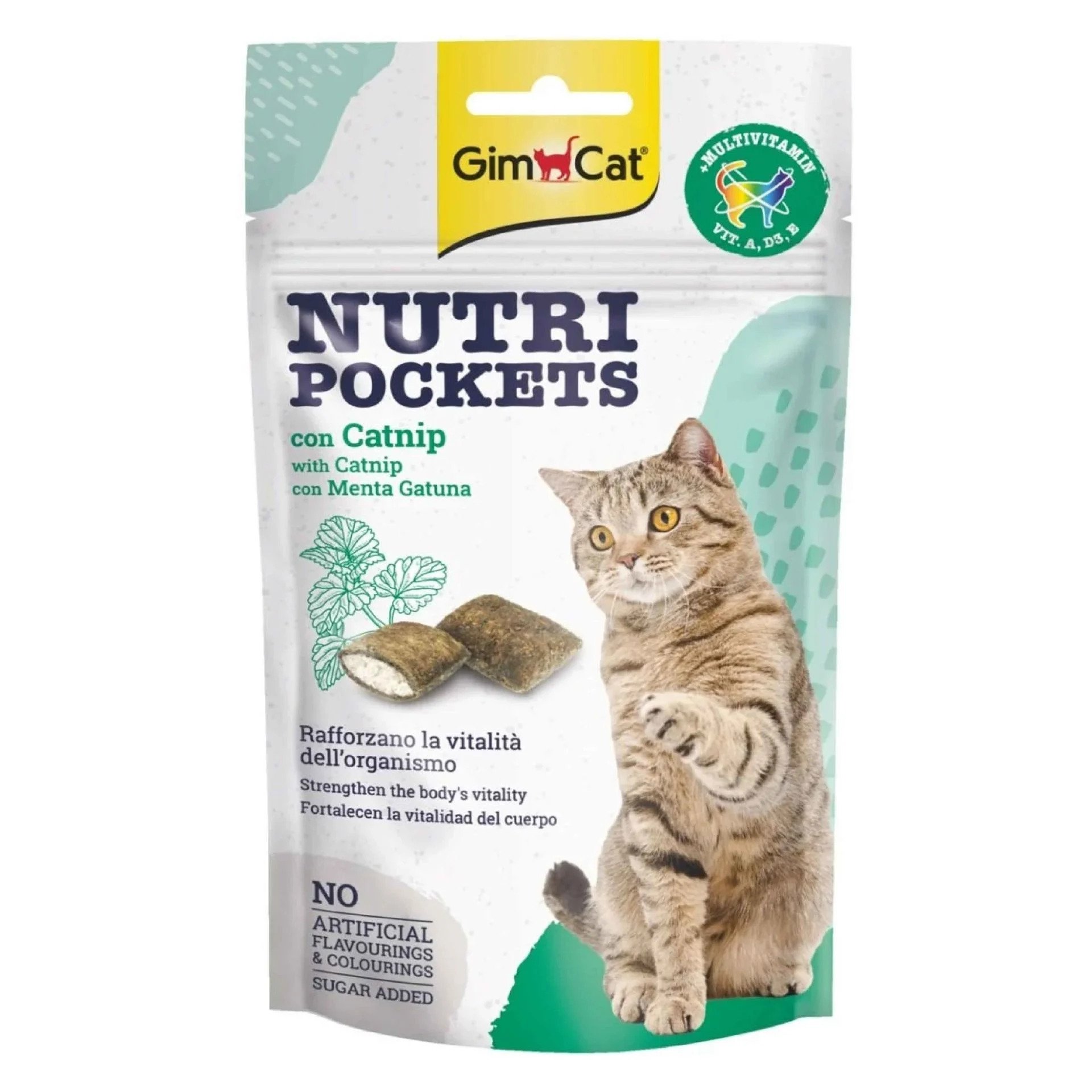Gimcat Nutripockets Kedi Otlu Multi 60Gr