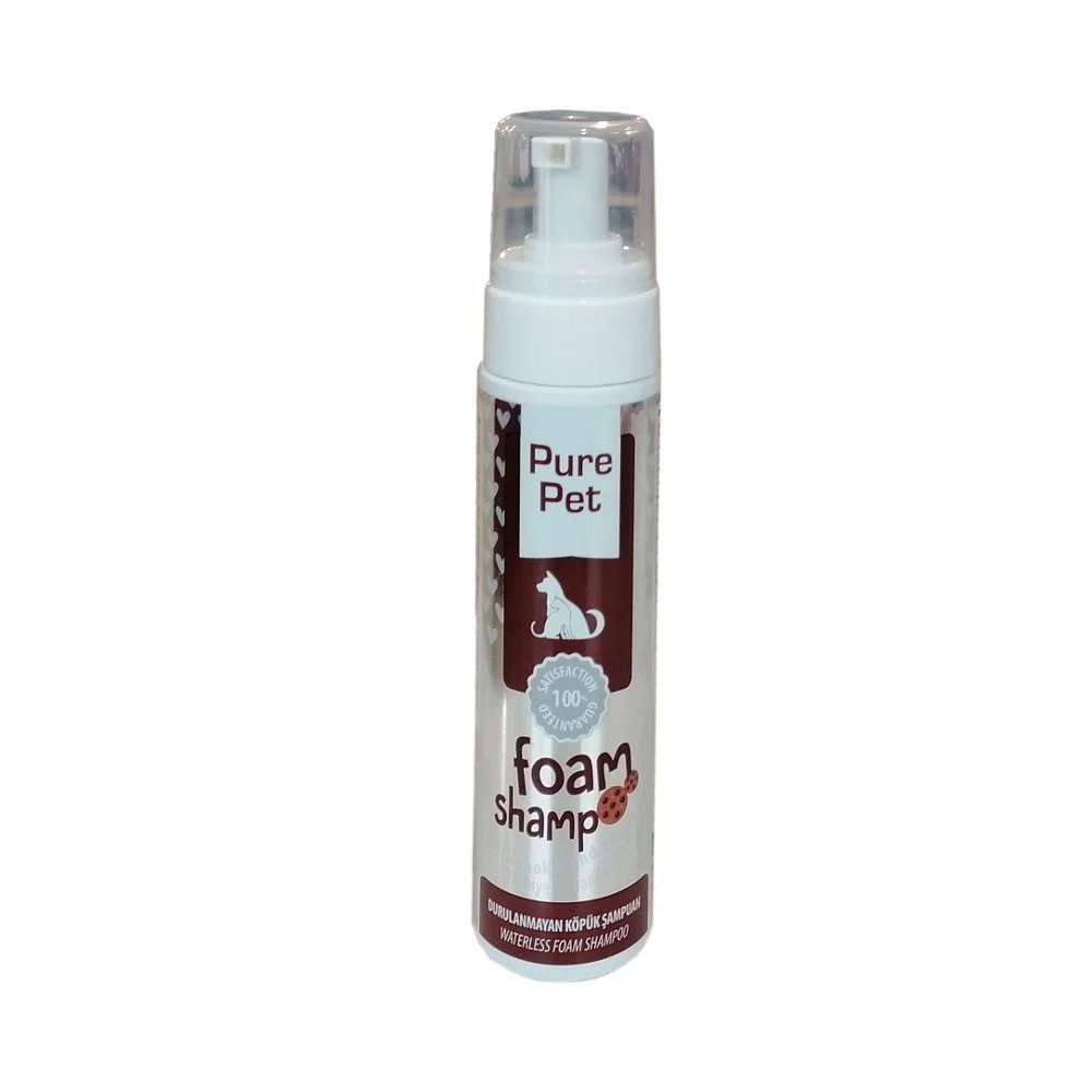 Pure Pet Foam Shampoo Cookie And Vanilla Özlü Durulanmayan Köpük Şampuan 225Ml