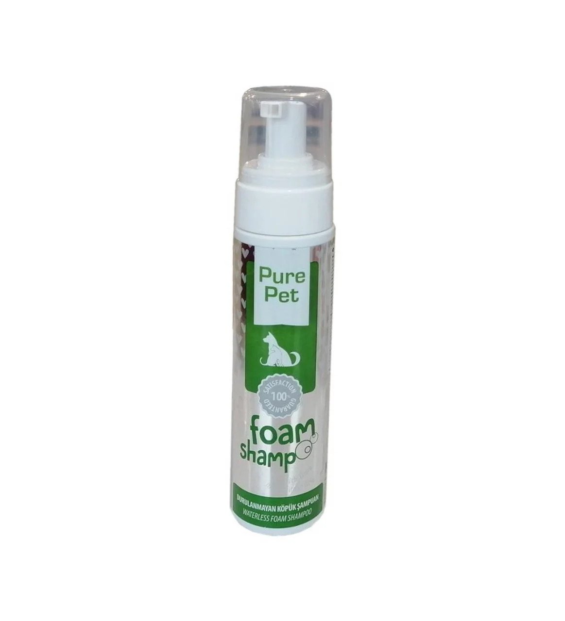 Pure Pet Foam Shampoo Misket Limon Özlü Durulanmayan Köpük Şampuan 225Ml