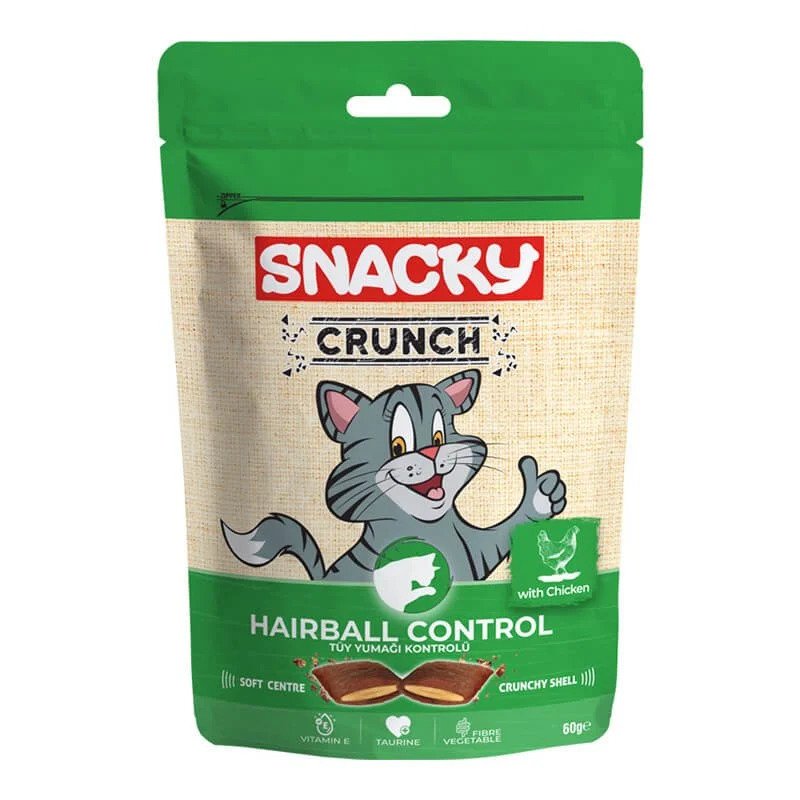 Snacky Tüy Topaklanma Karşıtı Tavuklu Kedi Ödülü 60 Gr