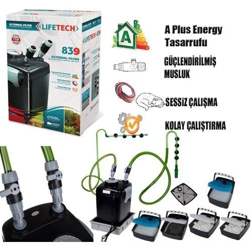Lifetech 839 Dış Filtre 1500 Lt/H