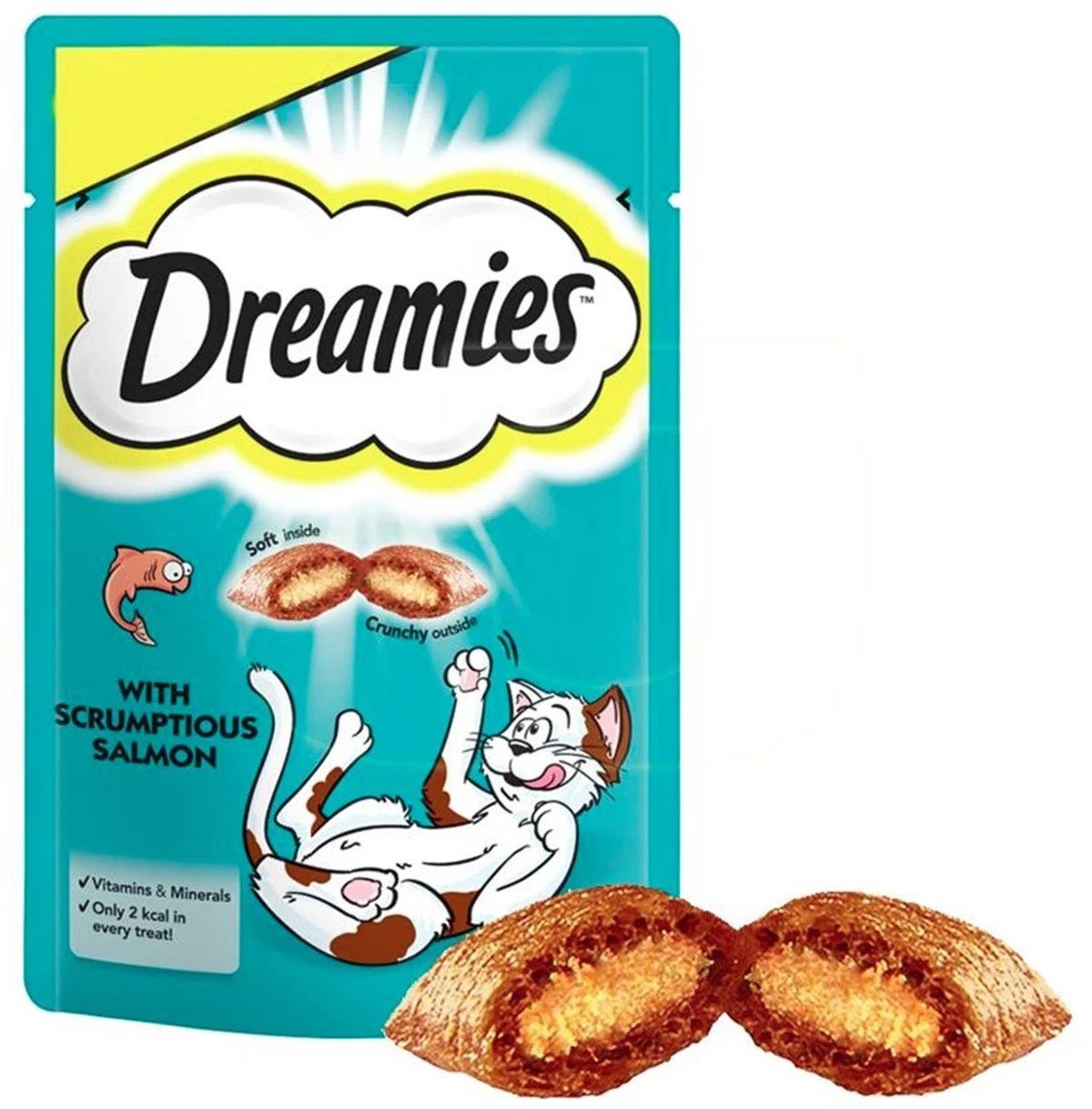DREAMİES SOMONLU KEDİ ÖDÜLÜ 60 GR