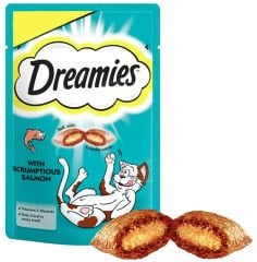 DREAMİES SOMONLU KEDİ ÖDÜLÜ 60 GR