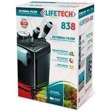 Lifetech 838 Siyah 3 Sepetli İçi Dolu 28W 1200Lt/S Akvaryum Dış Filtre