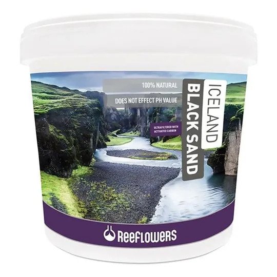 ReeFlowers Iceland Black Sand Akvaryum Kumu 25Kg (3-5mm)