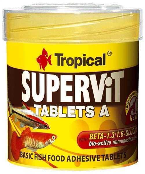 Tropical Supervit Tablets A 50Ml/36Gr Kutu Balık Yemi