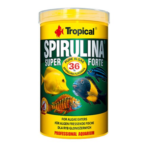 Tropical Super Spirulina Forte 250ml/50g Kutu Balık Yemi