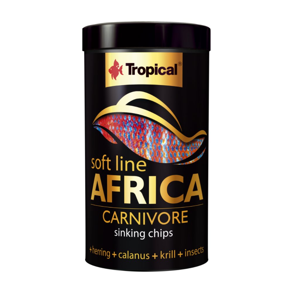 Tropical Soft Line Africa Carnivore Chips 100Ml/52 G Kutu Balık Yemi