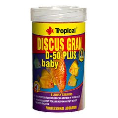Tropical Discus Gran D-50 Plus 1000ml/440g Kutu Balık Yemi