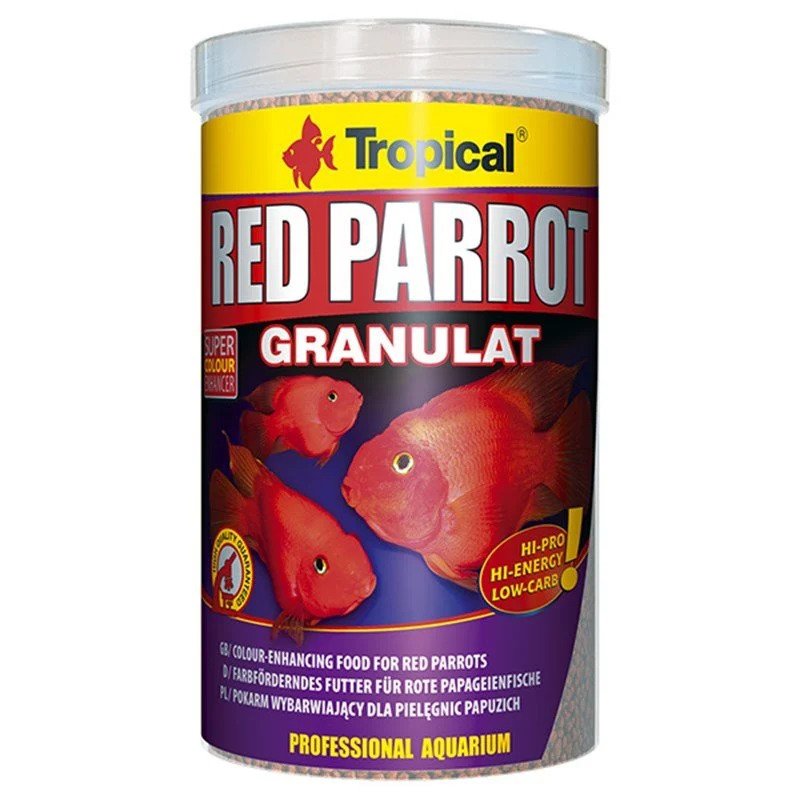 Tropical Red Parrot Gran. 250Ml/100Gr Kutu Balık Yemi