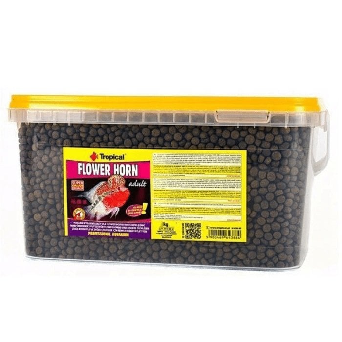 TROPİCAL FLOWER HORN ADULT PELLET 50GR  BALIK YEMİ (AÇIK)