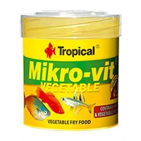 Tropical Mikro-Vit Vagetable 50ml/32g Kutu Balık Yemi