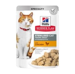 HİLLS GRAVY TAVUKLU KISIRLAŞTIRILMIŞ KEDİ KONSERVESİ 85 GR
