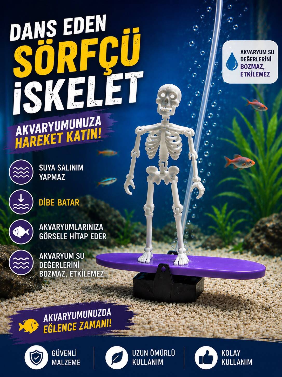 3D Dans Eden Sörfçü İskelet