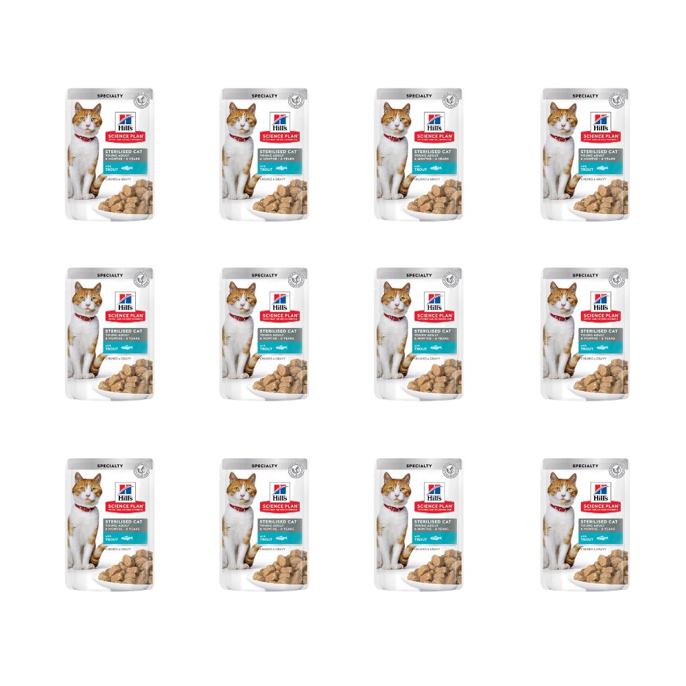 HİLL'S KISIR BALIKLI YAŞ MAMASI 85 GR X 12 Lİ