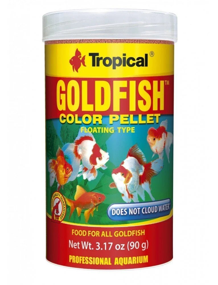 TROPİCAL GOLDFİSH COLOUR PELLET 250ML/90G KUTU BALIK YEMİ