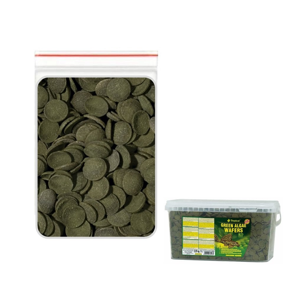 Tropical Green Algae Wafers 100Gr.  Balık Yemi (Açık)