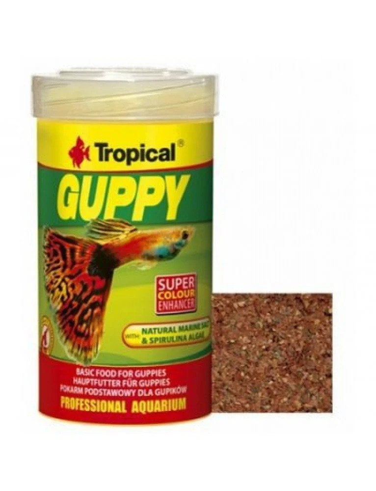 Tropical Guppy 100Ml/20G Kutu Balık Yemi